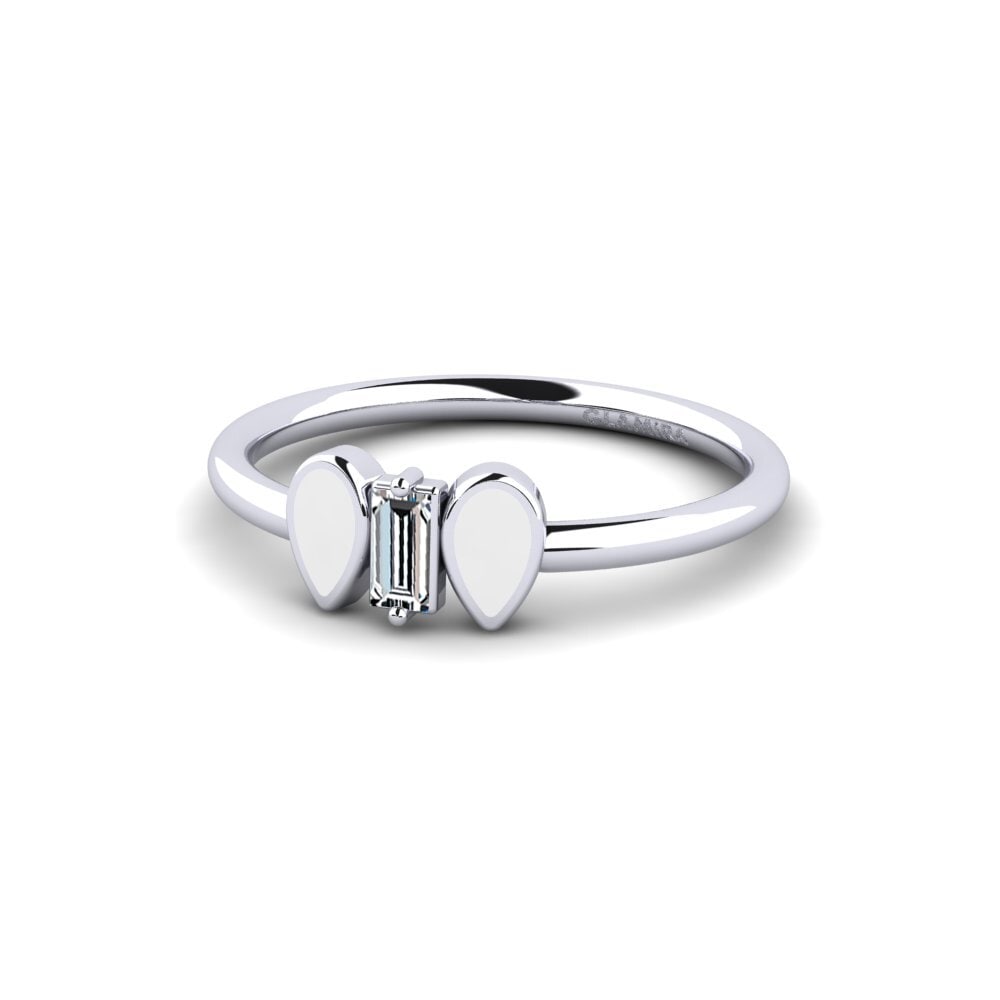 9ct White Gold Ring Aiks