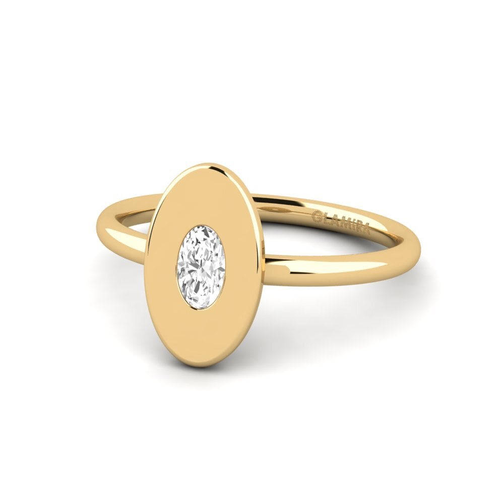 White sapphire Stackable Ring Nibra