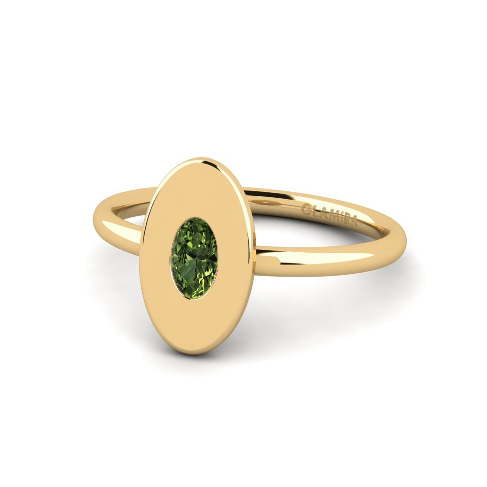 Green Sapphire Stackable Ring Nibra