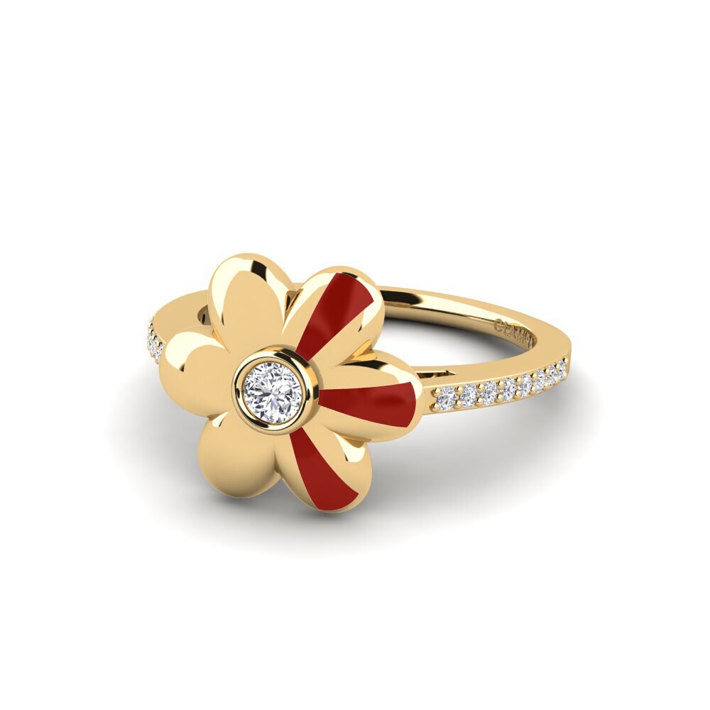 Diamant De Synthèse Bague Nilewo