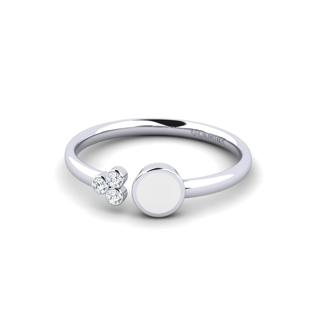 Weißgold 585 Ring Nther