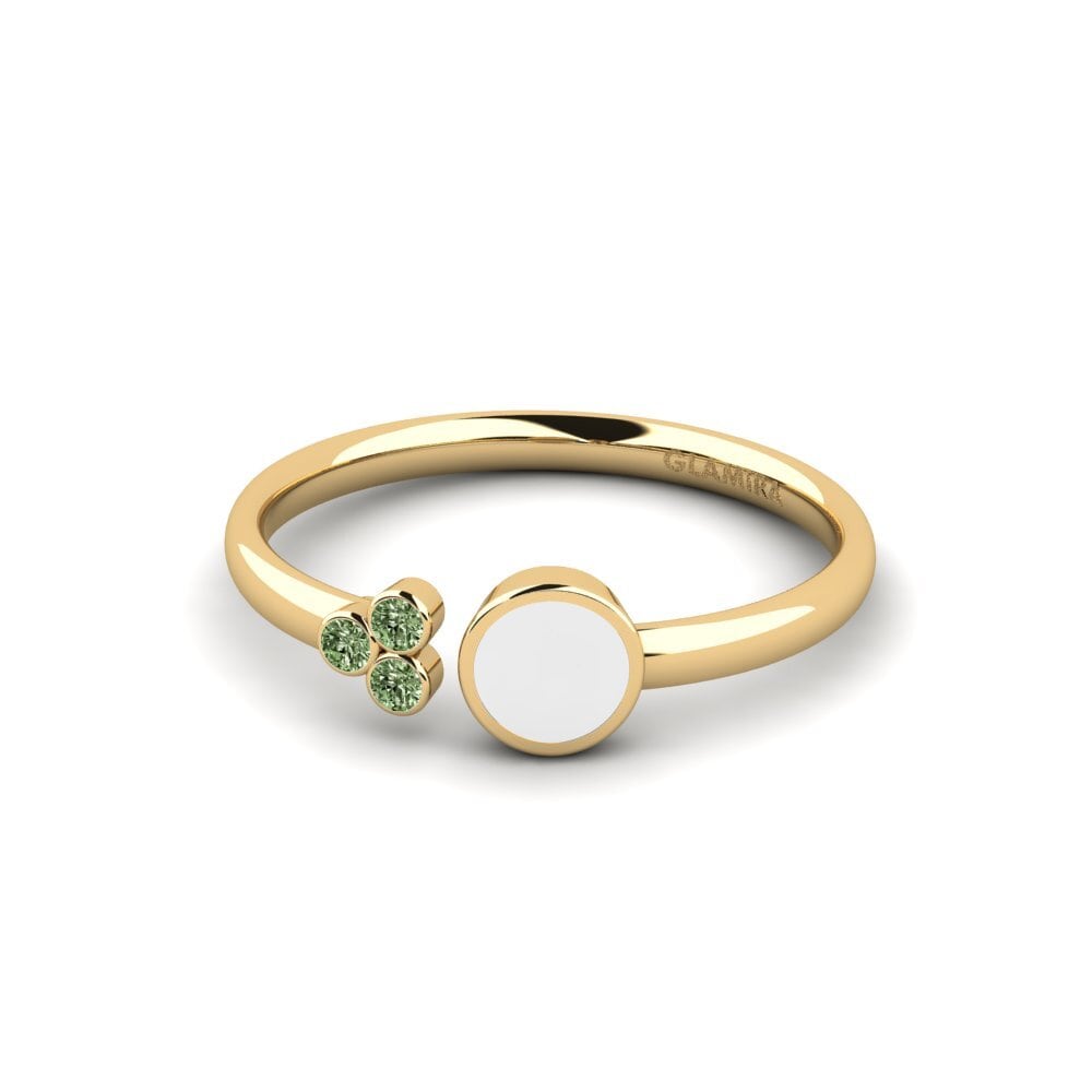 Green Diamond Ring Nther