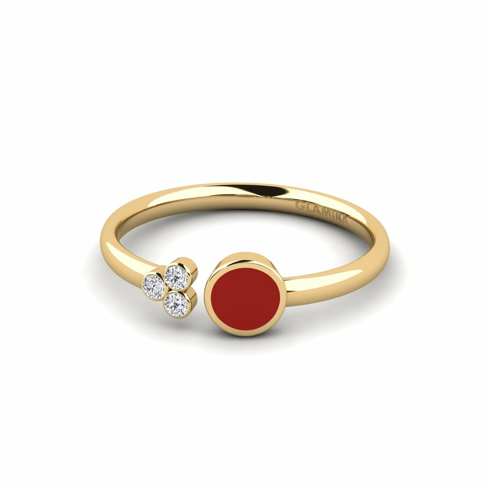 Diamant De Synthèse Bague Nther