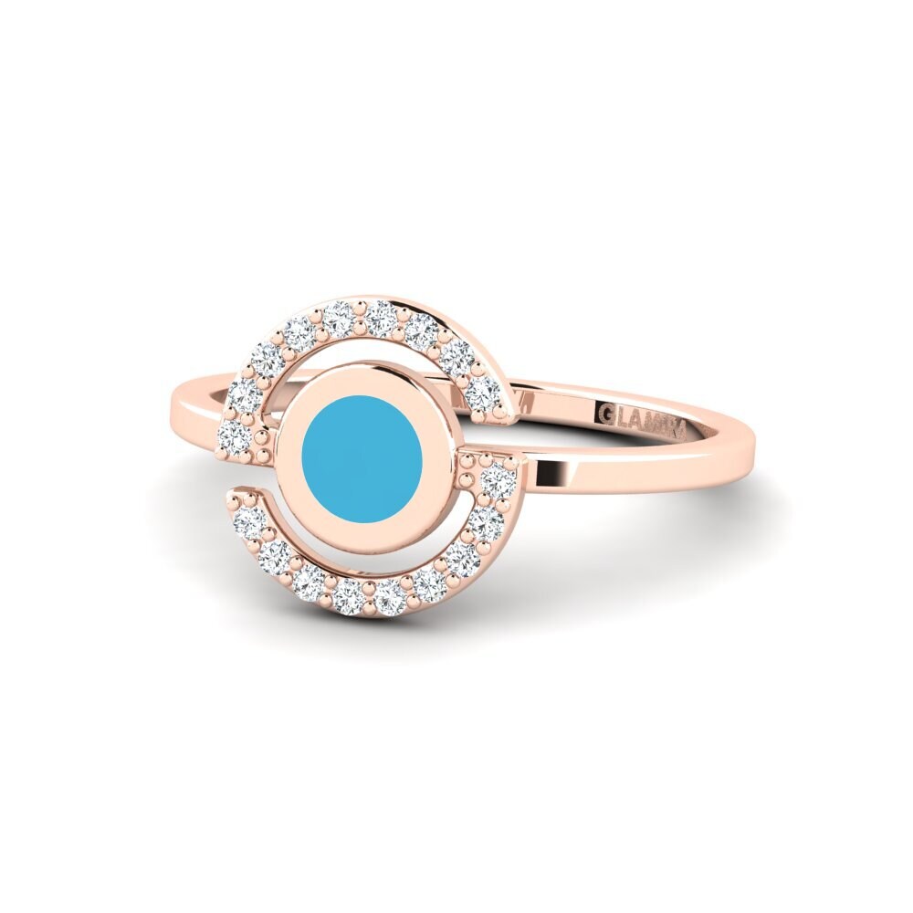 9ct Rose Gold Ring Ortion