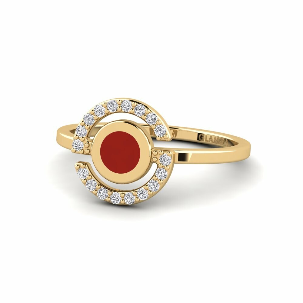 Diamant De Synthèse Bague Ortion