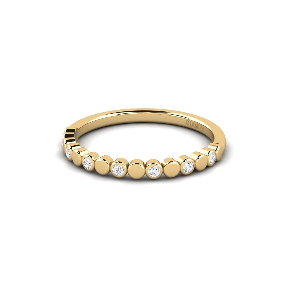 White sapphire Stackable Ring Parizes