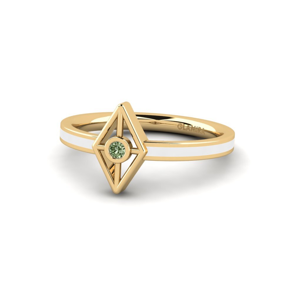 Green Diamond Ring Raptitav