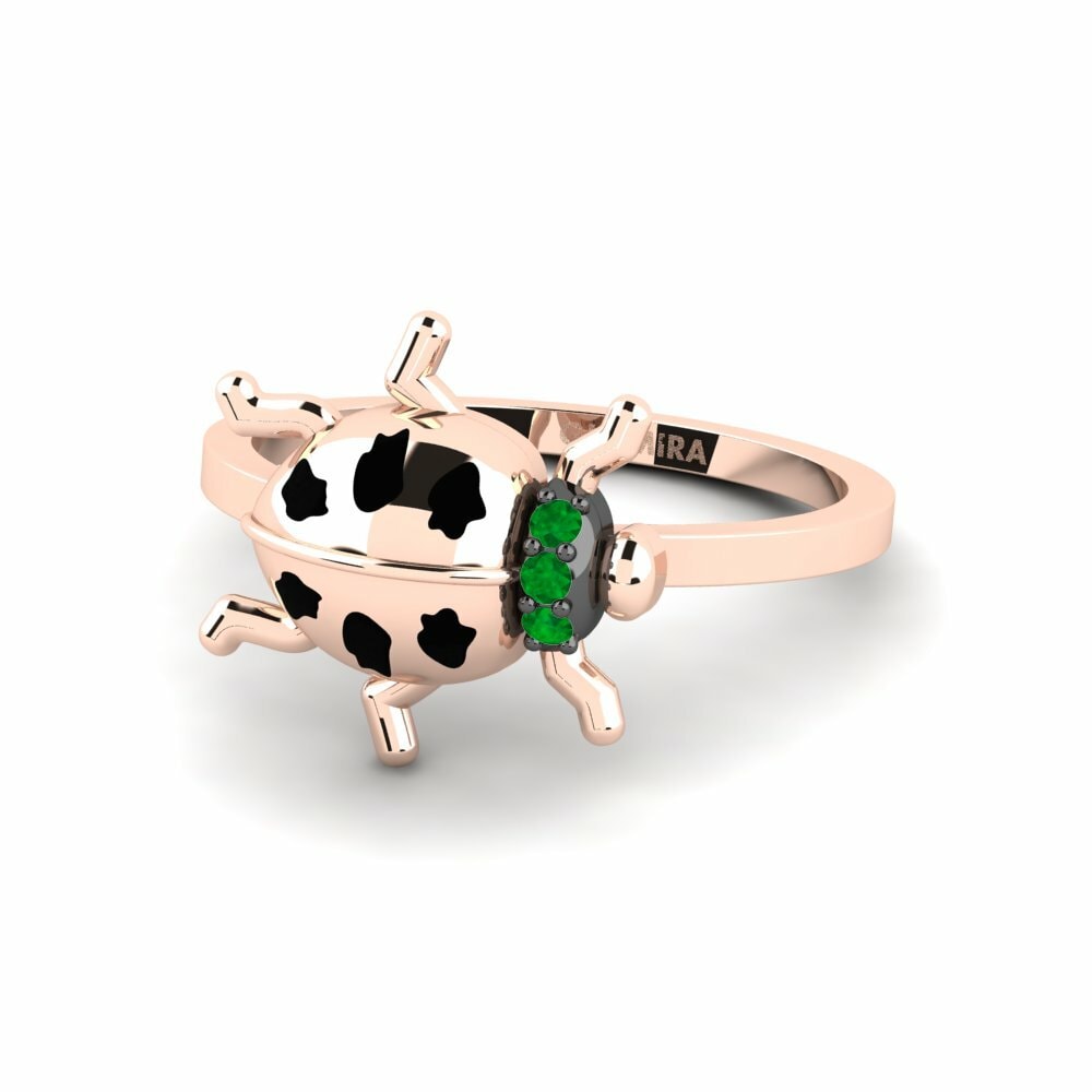 Animals Emerald Engagement Rings