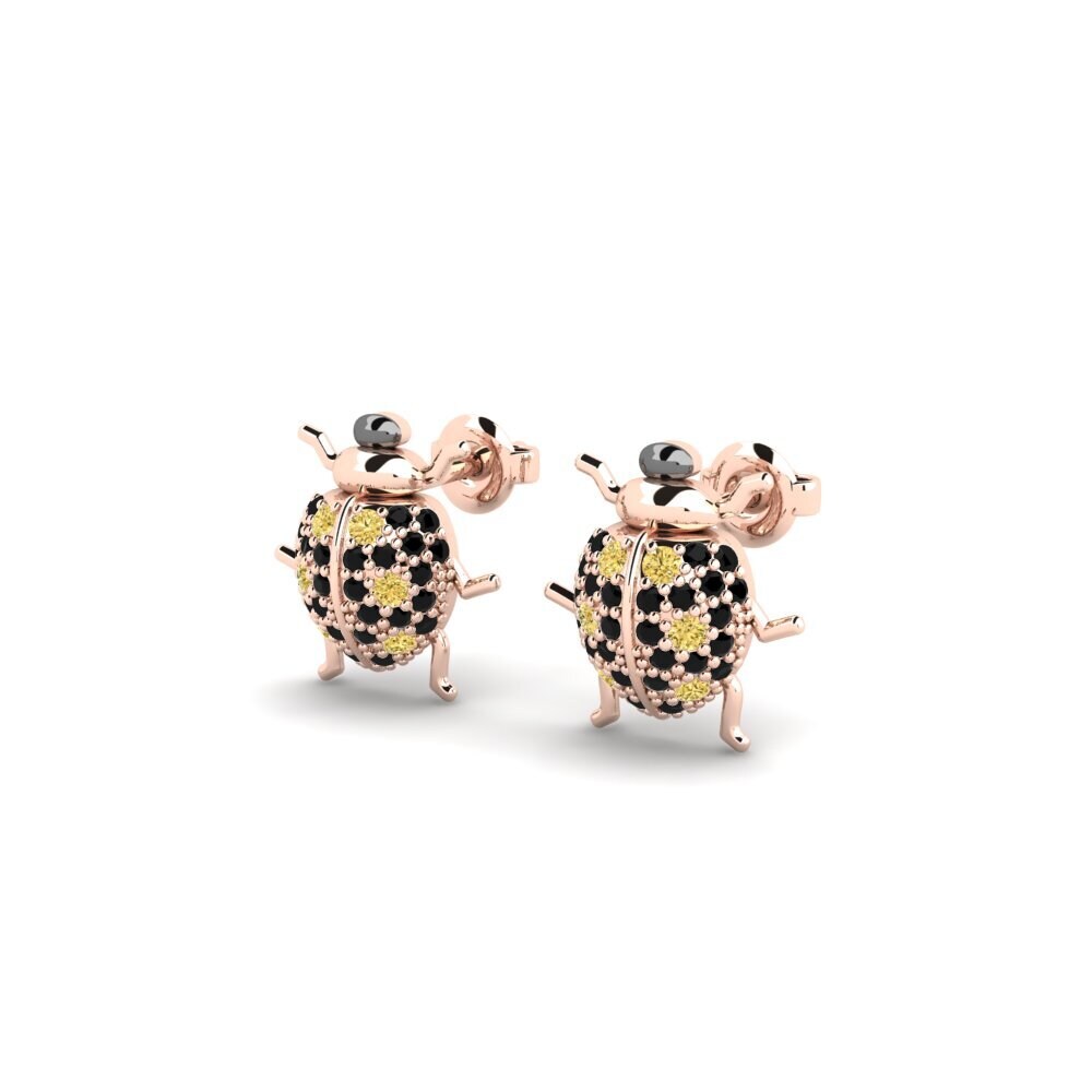 Diamante Amarillo Pendiente de mujer Beluca