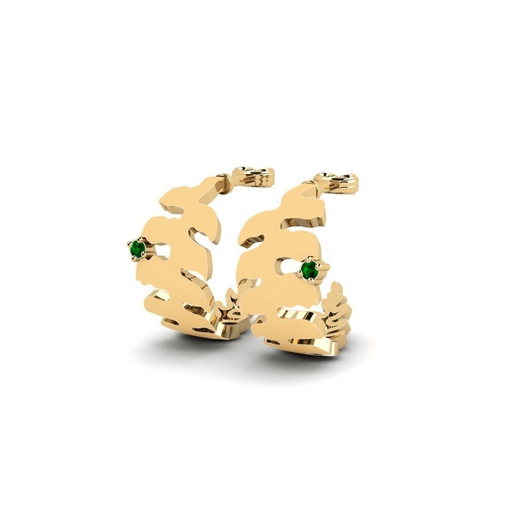 Circonita Verde Pendiente de mujer Carmognola