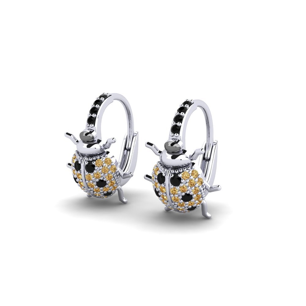 White Silver Women's Earring Chimborazo