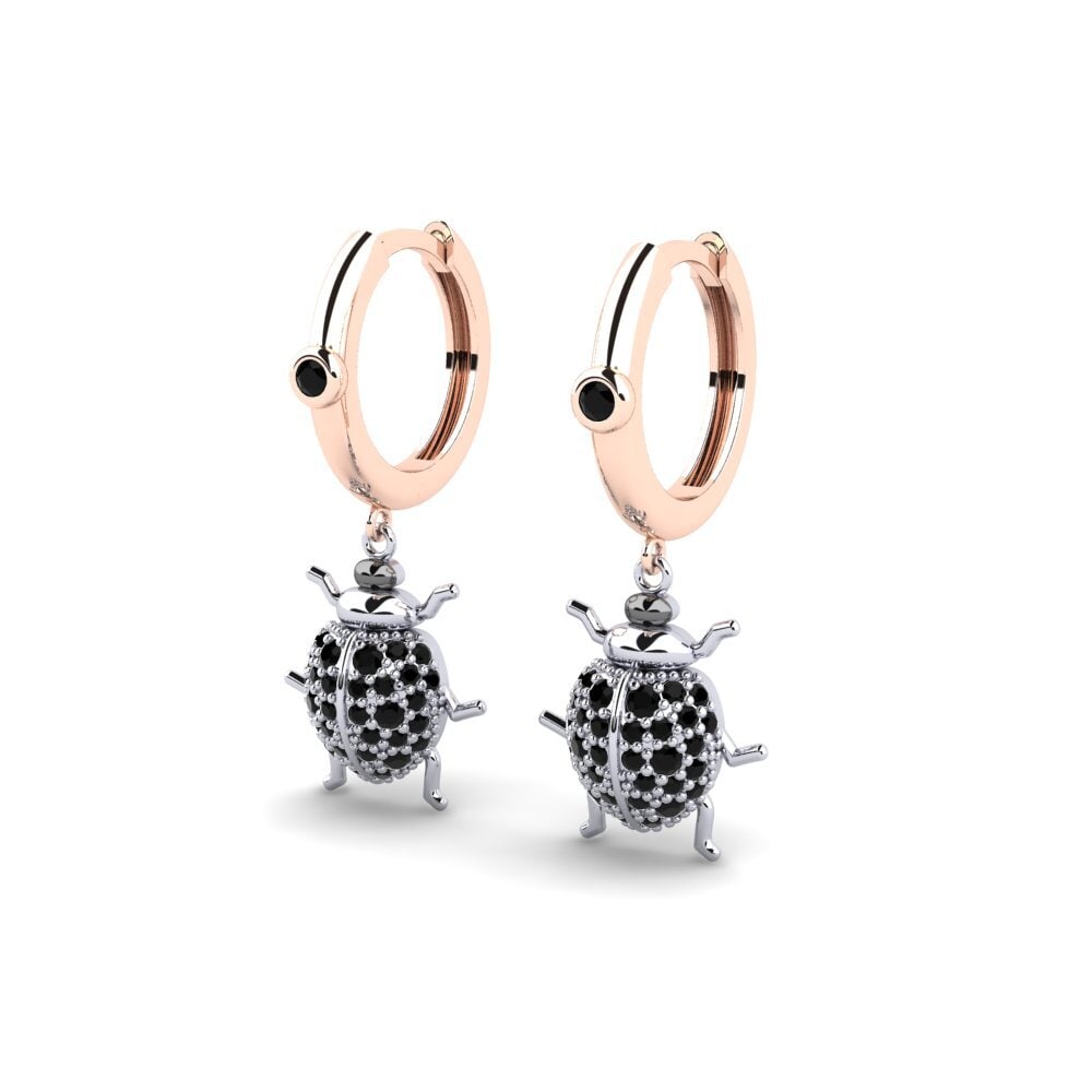14ct Rose / White Gold Women's Earring Cotopaxi