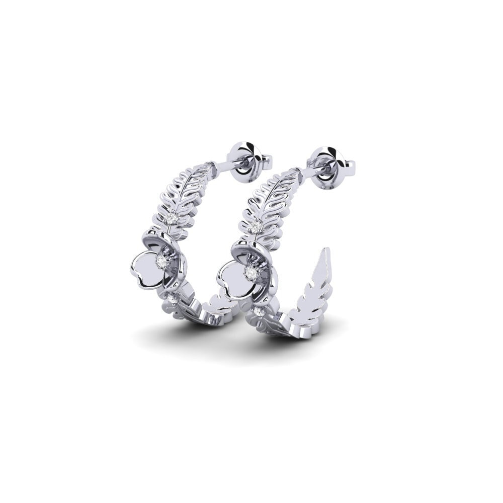 White Silver Women's Earring Definitely