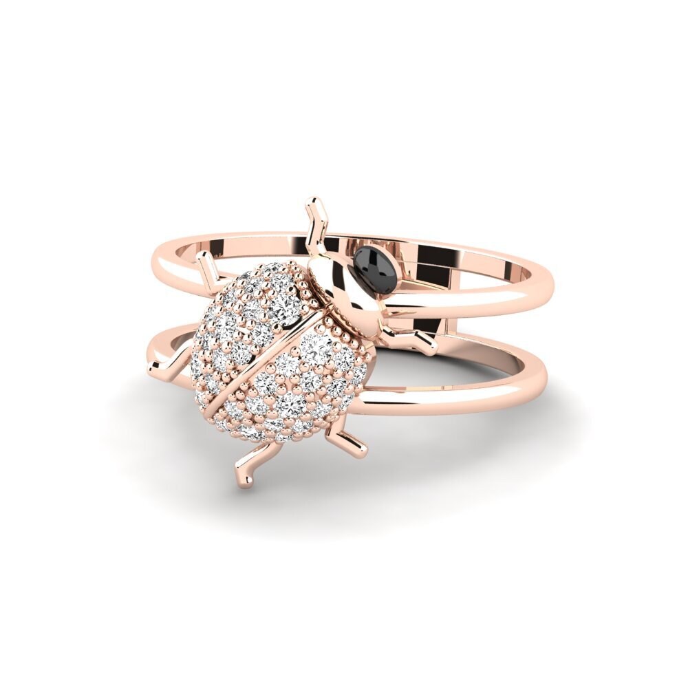 Moissanita Anillo Golija