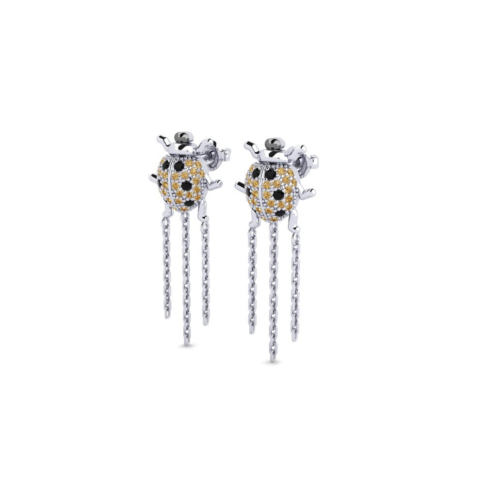 White Silver Women's Earring Halti