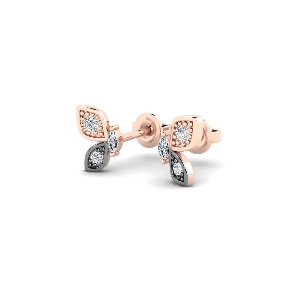 diamond-zirconia Women's ต่างหู Leueu