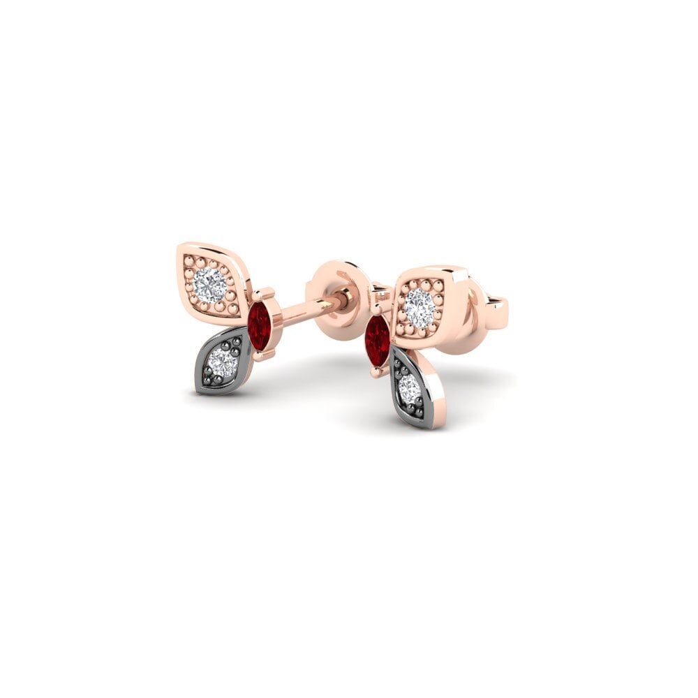 ruby-zirconia Women's ต่างหู Leueu
