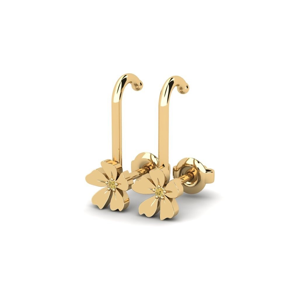 Yellow Diamond Women's Earring Ravanusa