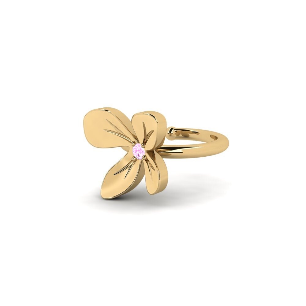 Safira Rosa Brincos Feminino Ucria