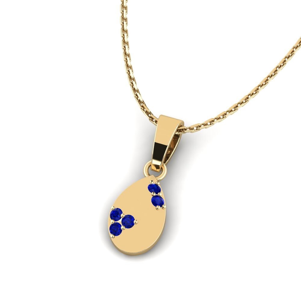 Sapphire Women's Pendant Abauxi