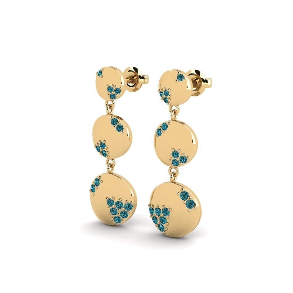 Blue Diamond Women's Earring Alberredo