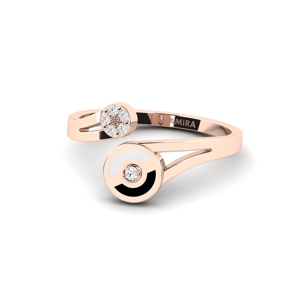 14k Oro Rosa Anillo Allapveto