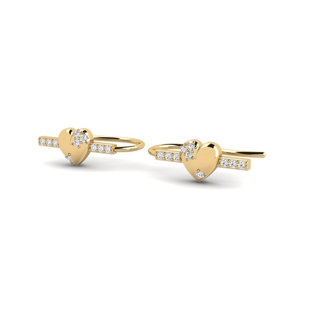 Moissanite Brincos Feminino Anboby