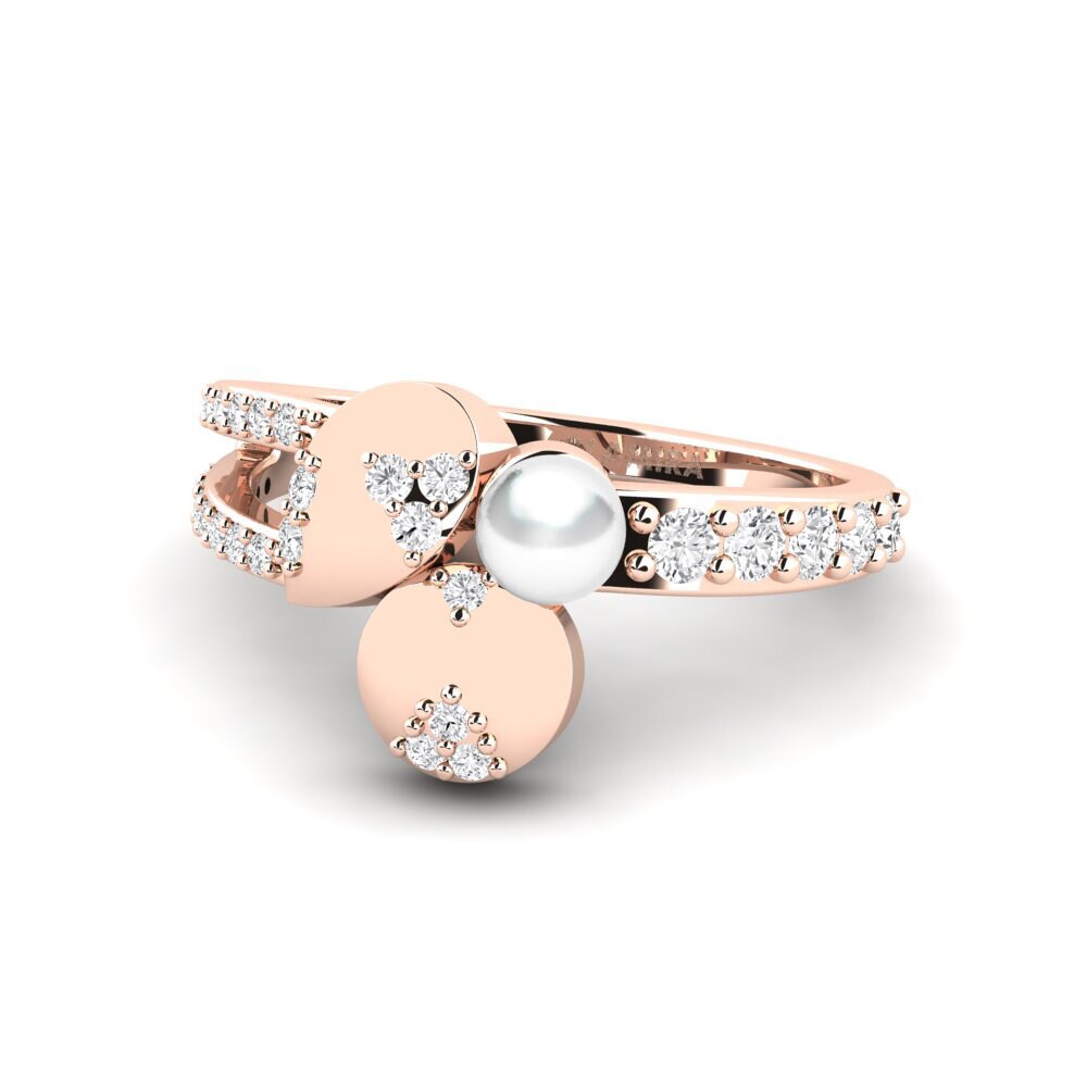 14k Oro Rosa Anillo Anklars