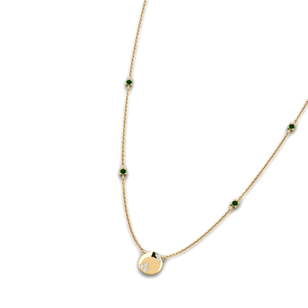 Circonita Verde Collar de Mujer Asbasyh