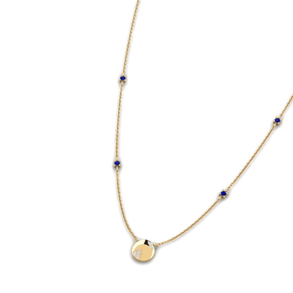 Sapphire Women's Necklace Asbasyh