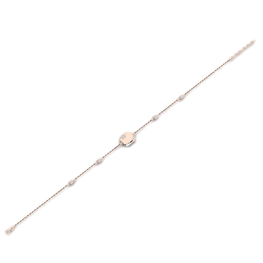 14k Oro Rosa Pulsera de Mujer Astiraw