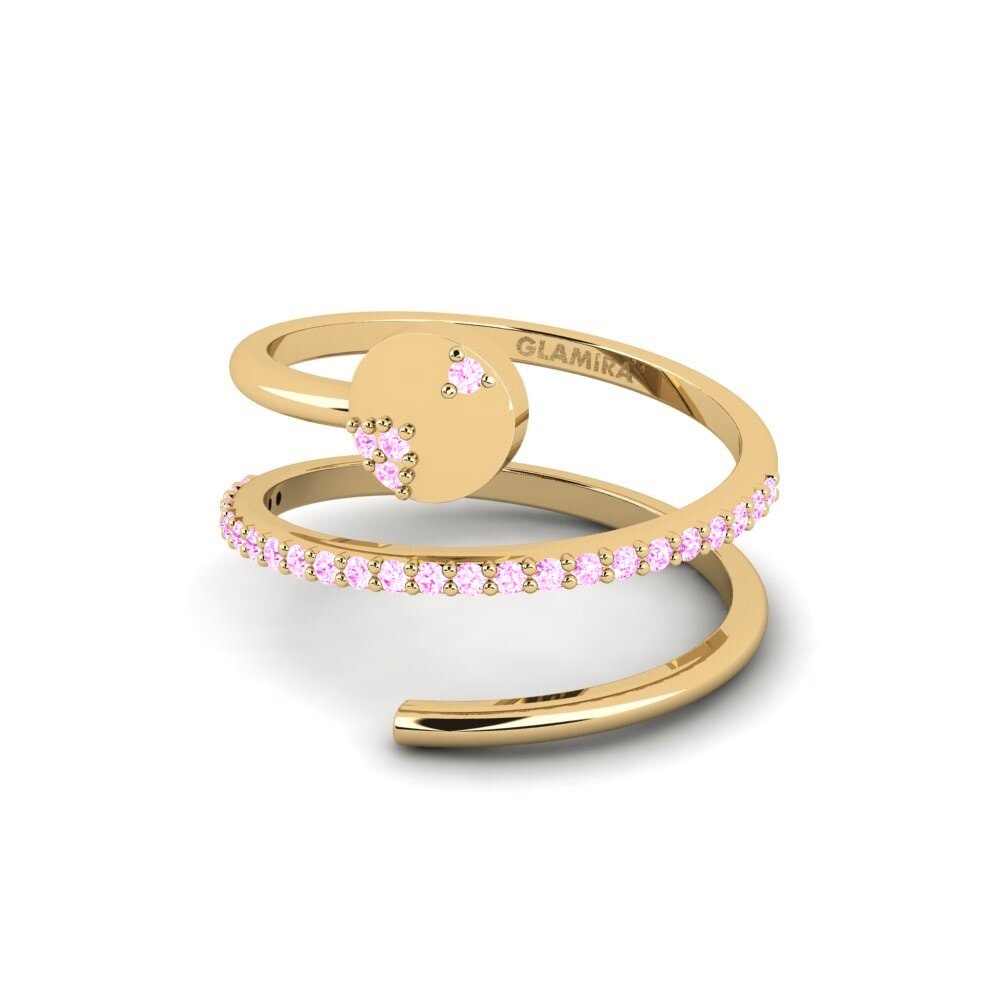 Pink Sapphire Ring Aysania