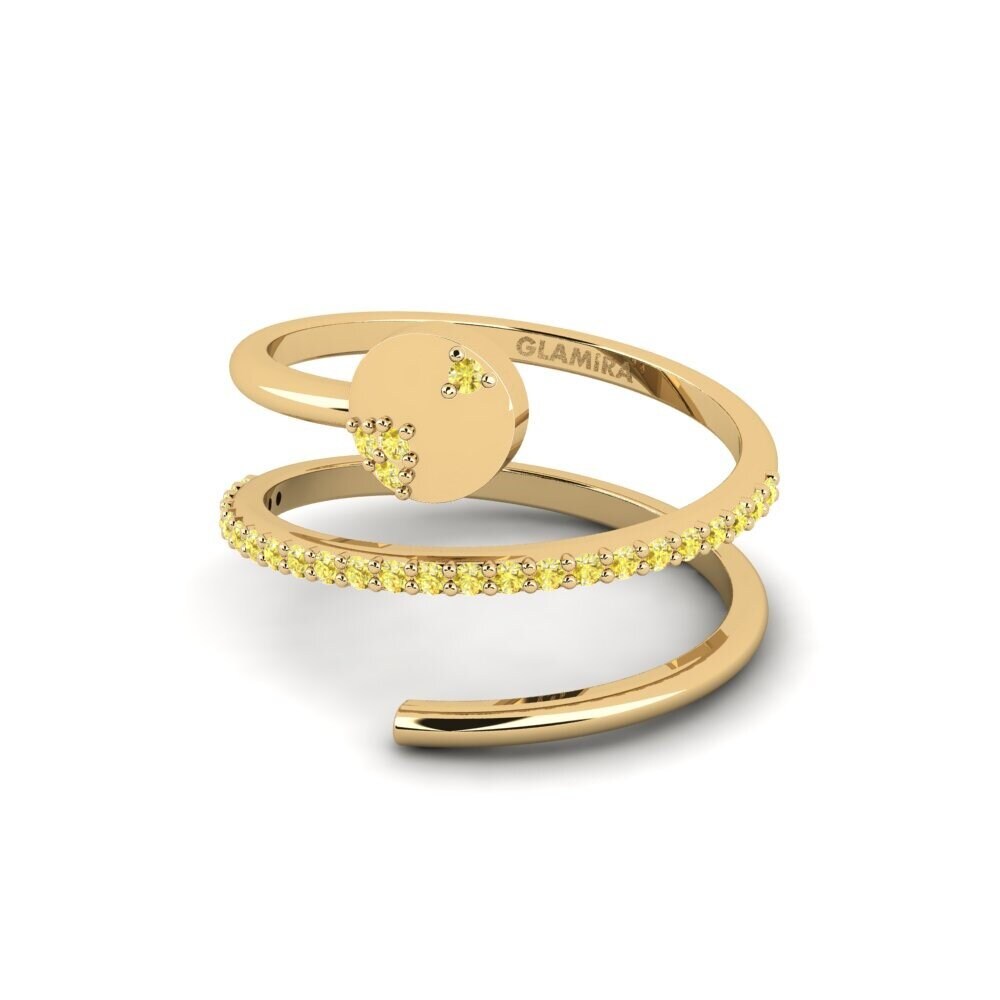 Yellow Sapphire Ring Aysania