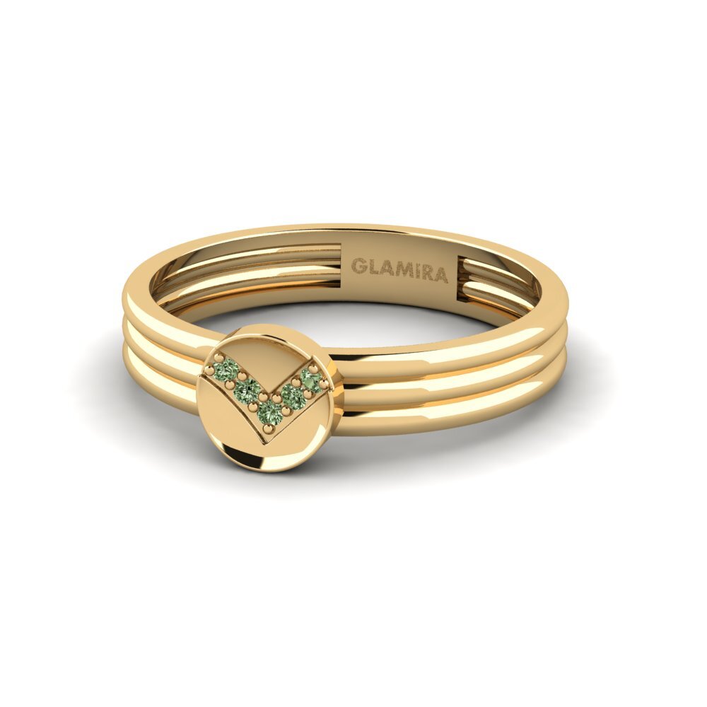 Diamante Verde Anillo Blackburn