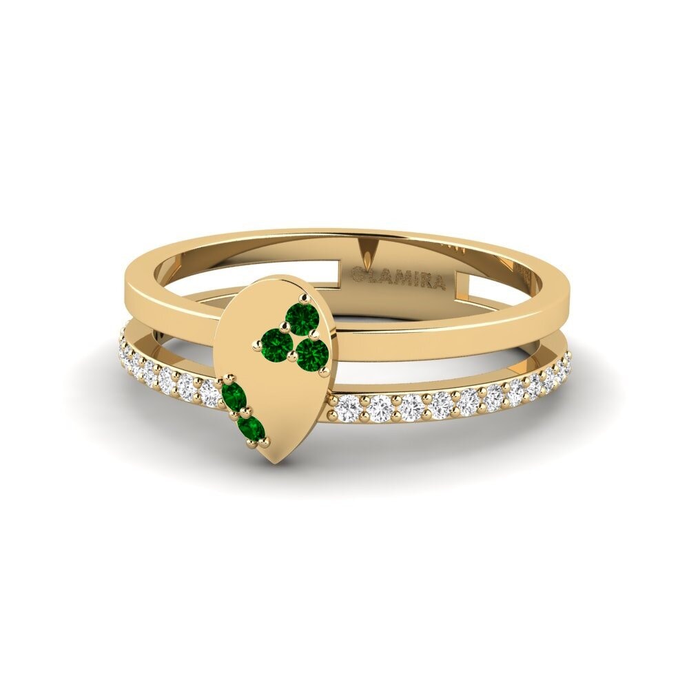 Circonita Verde Anillo Blomyt