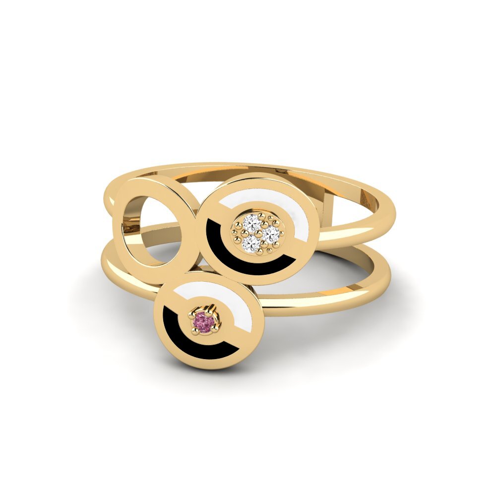 Rhodolit-Granat Ring Cinquantadue