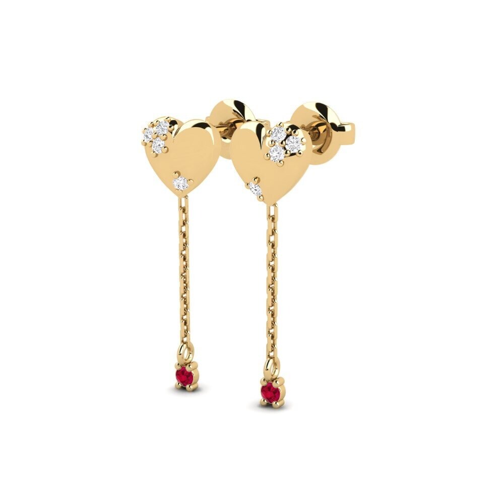Ruby Women's Earring Clomis - B
