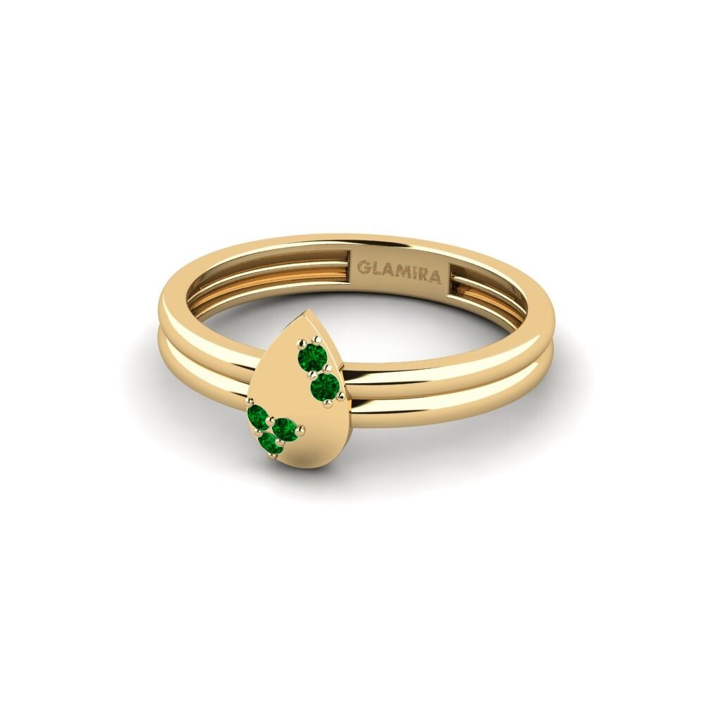 Circonita Verde Anillo Curits
