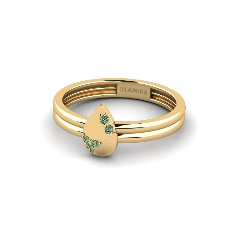 Diamante Verde Anillo Curits