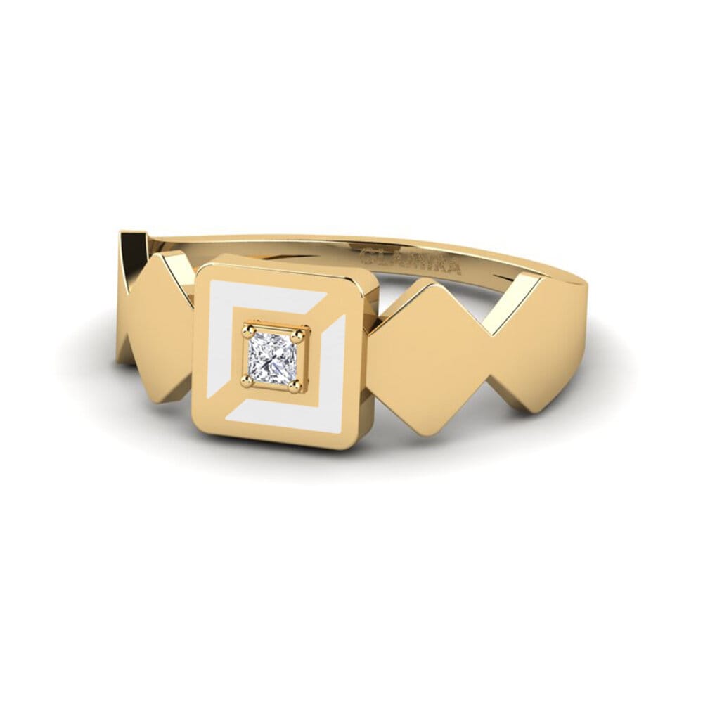 Gelbgold 585 Ring Dopof