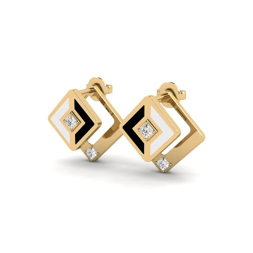 Moissanite Women's Earring Eccentrico