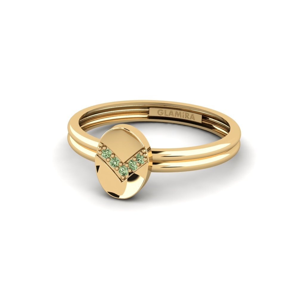 Diamante Verde Anillo Elbruz