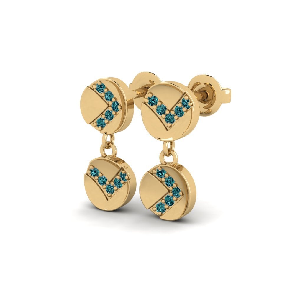 Blue Diamond Women's Earring Empung