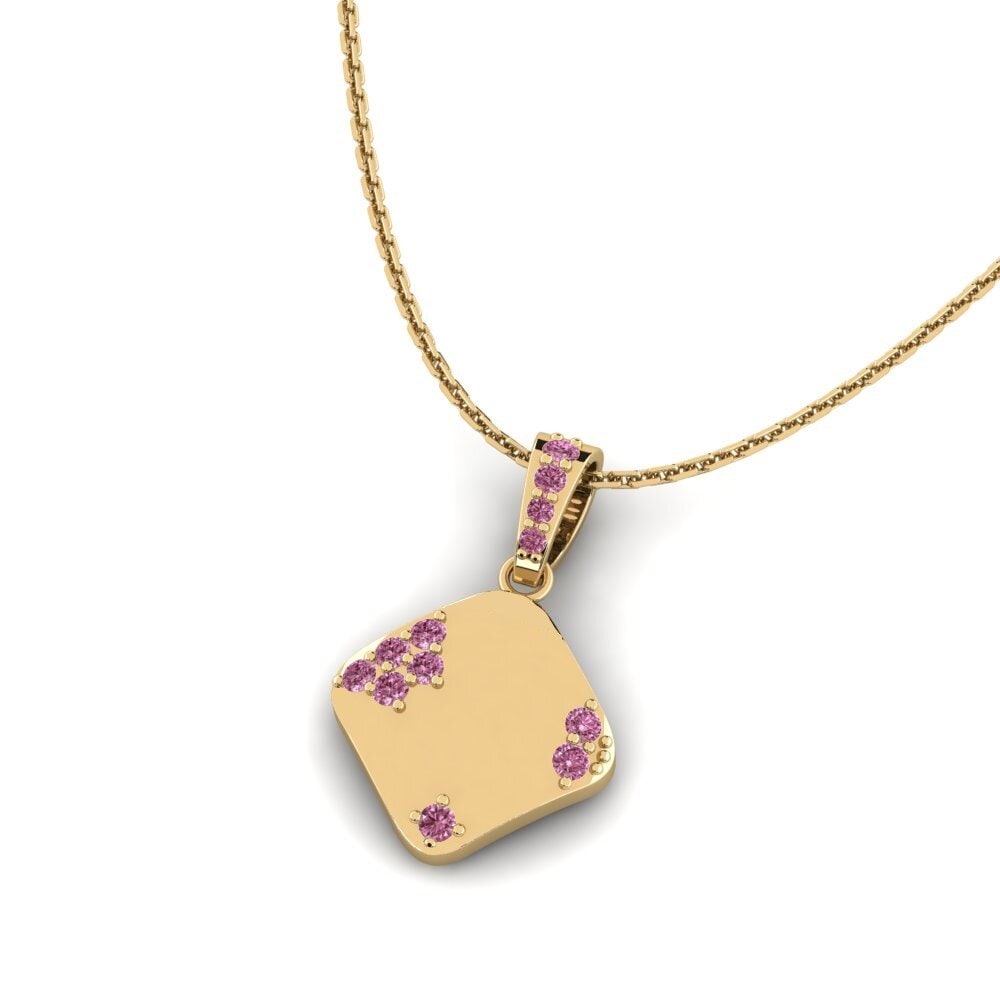 Rhodolite Garnet Women's Pendant Enkxru