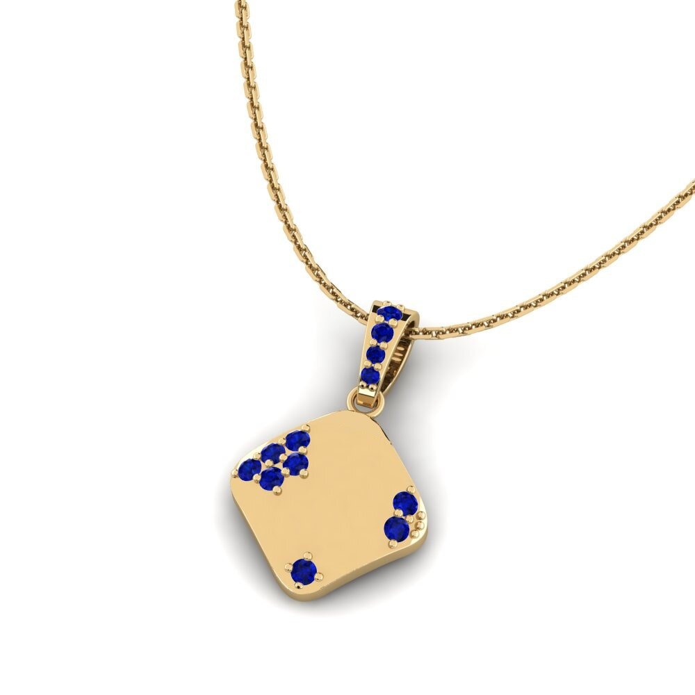 Sapphire Women's Pendant Enkxru