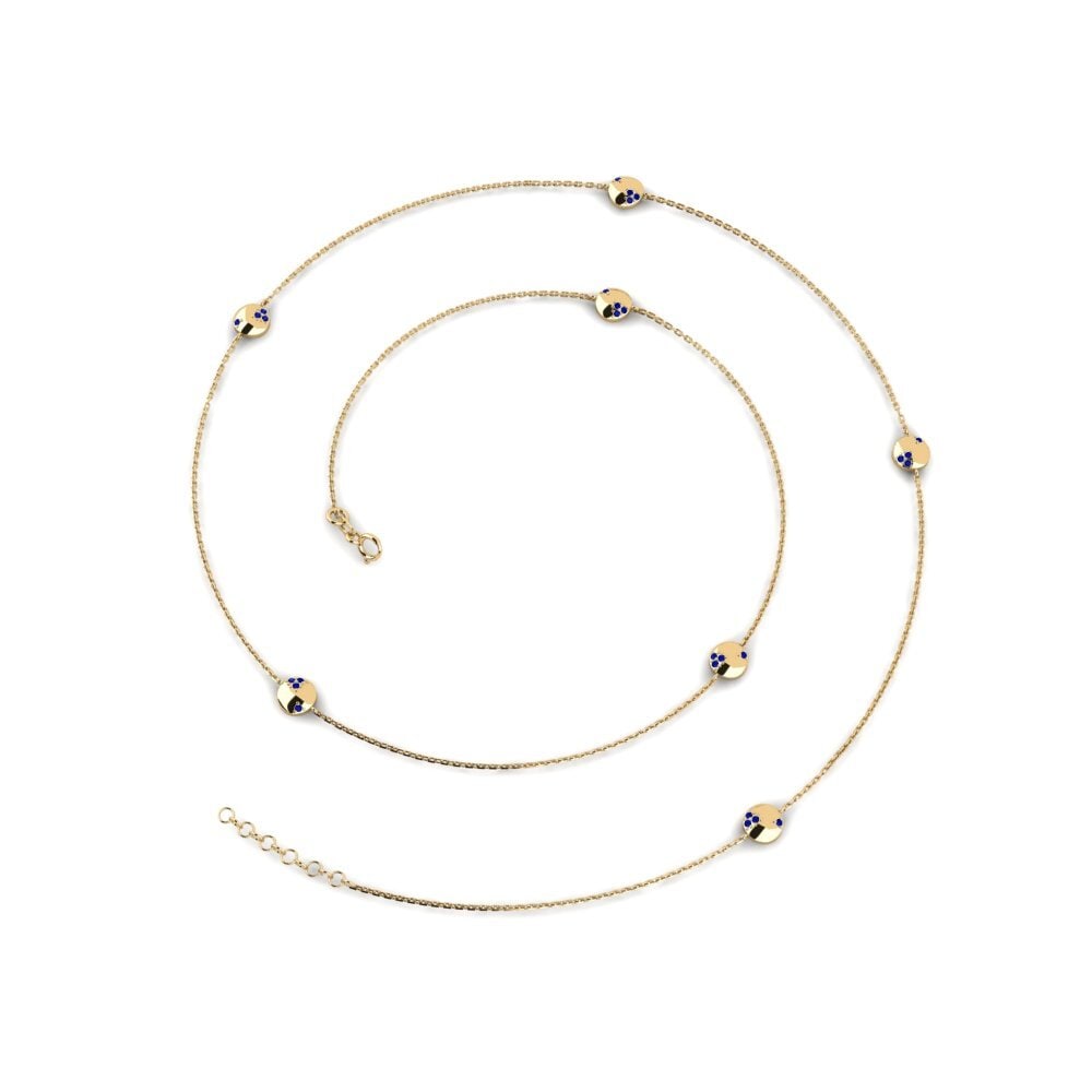 Sapphire Women's Necklace Fidsh
