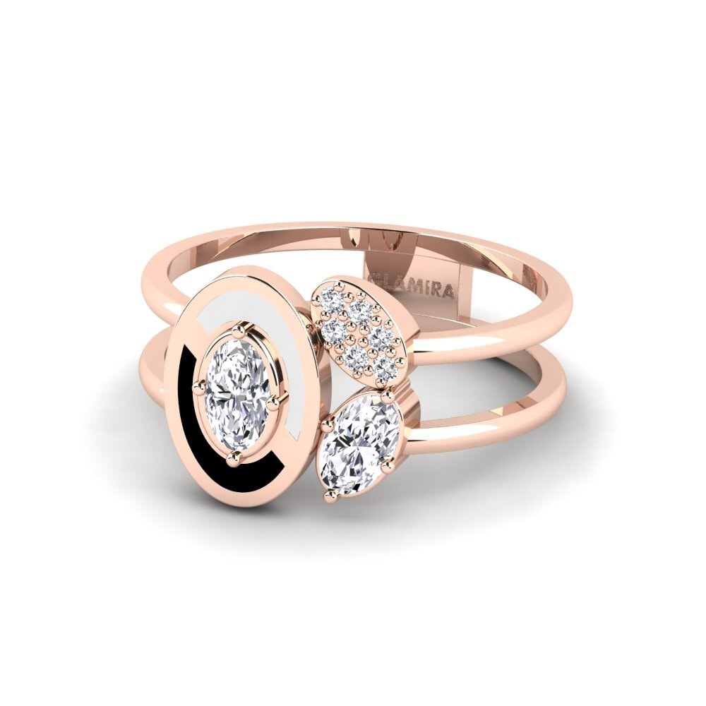 Rotgold 585 Ring Gottardo