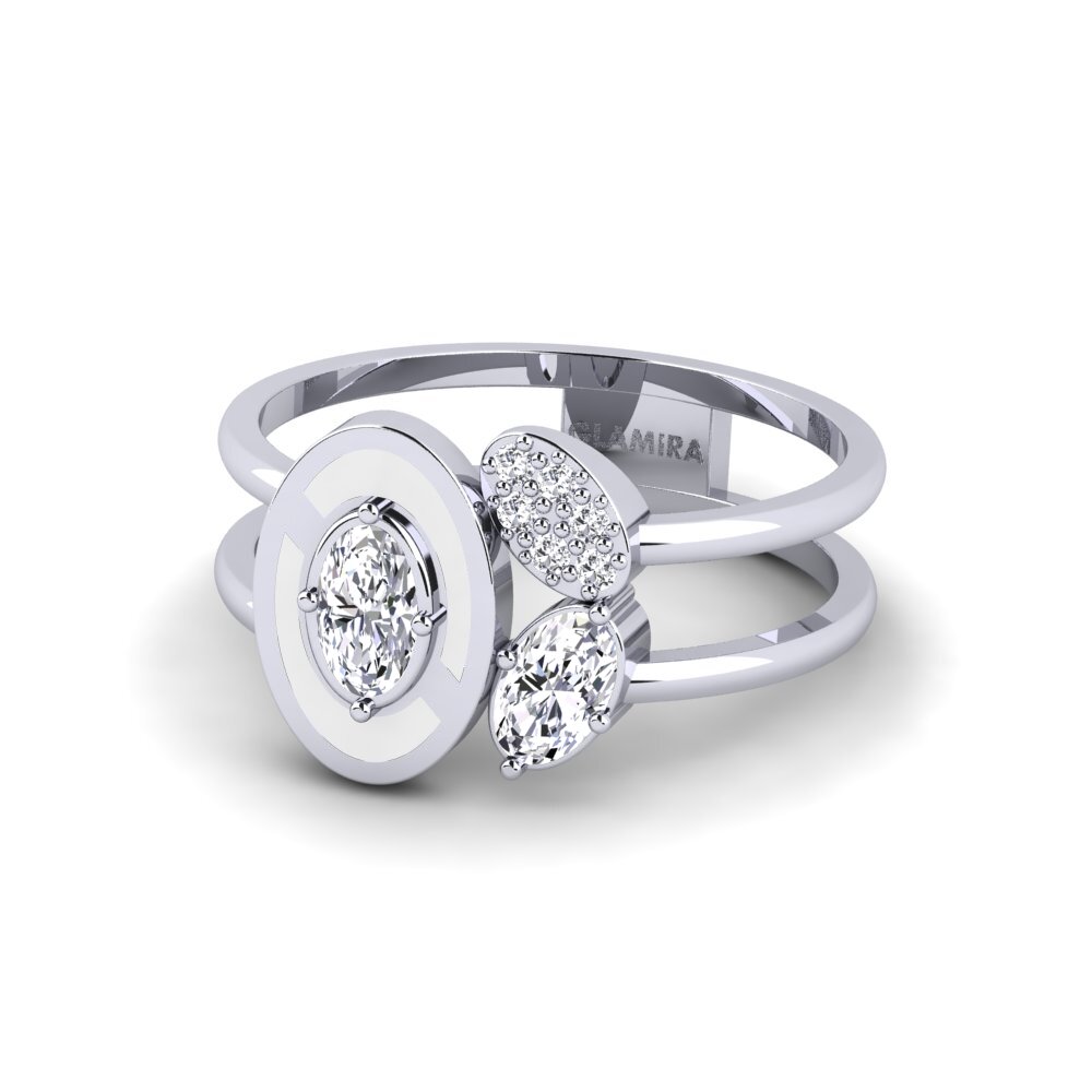 Weißgold 375 Ring Gottardo