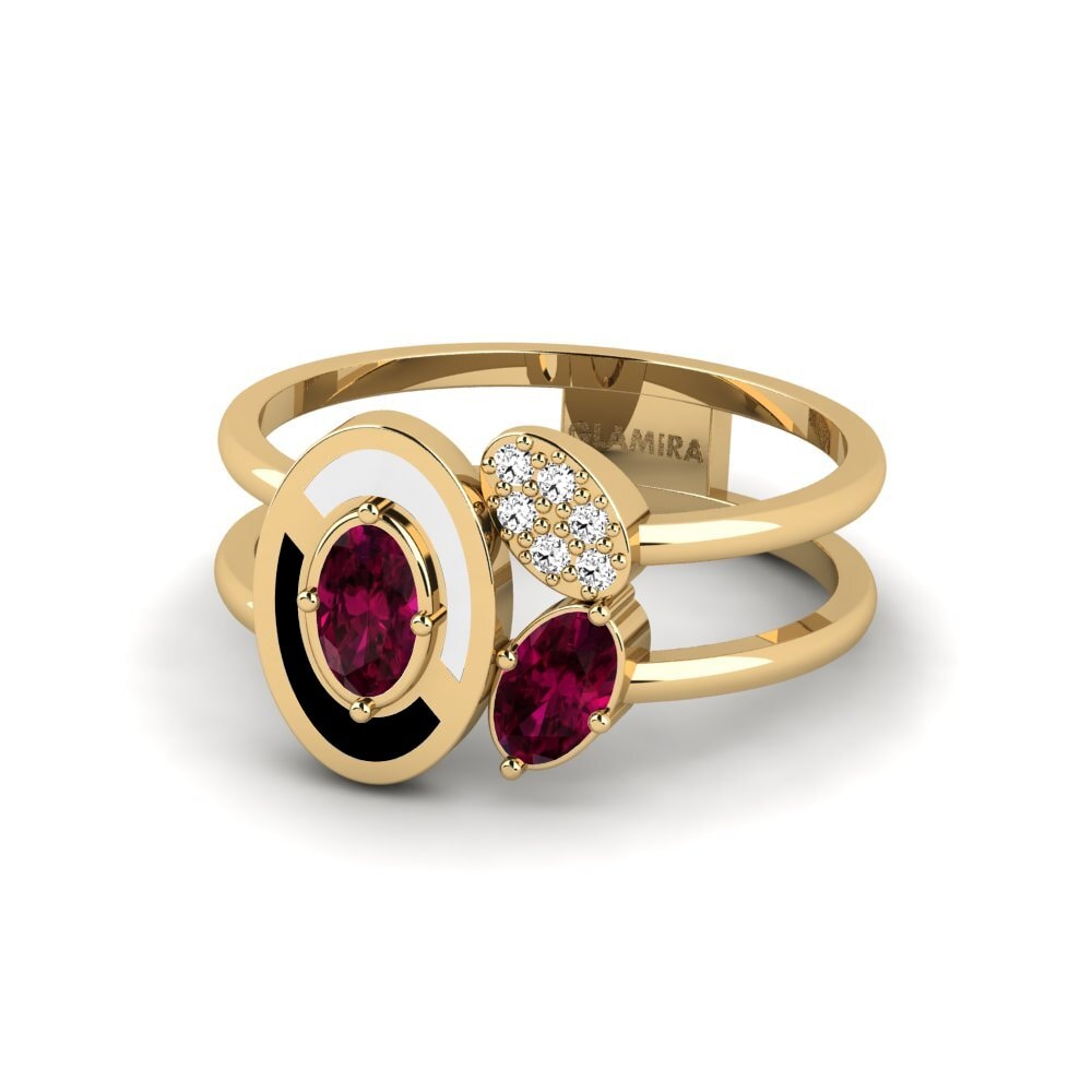 Rhodolit-Granat Ring Gottardo