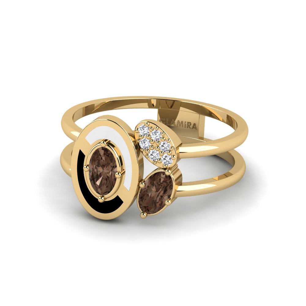 Smoky Quartz Ring Gottardo